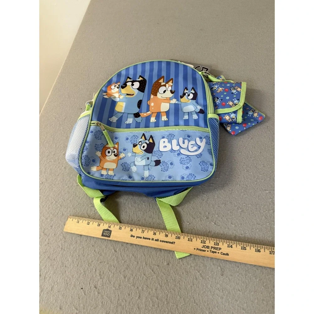 Bluey Kids 5 Piece Backpack Set‎ Lunch Bag Water Bottle Accessory Innovations